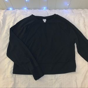 target all in motion black crewneck